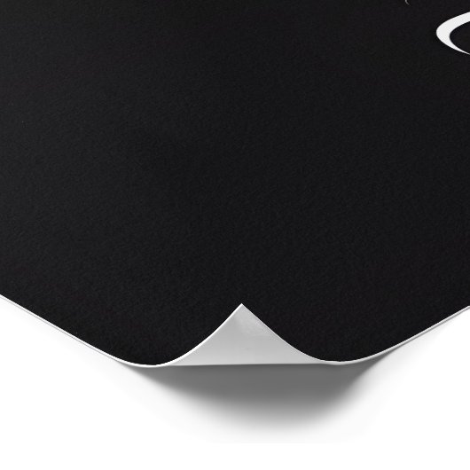 Lunar Red White Wolf Poster (Ecke)