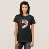 Lunar Red White Wolf T-Shirt (Vorne ganz)