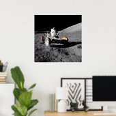 Lunar Rover, Apollo 17 Poster (Heimbüro)