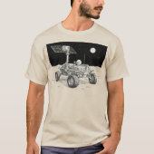 Lunar Rover Exploration Illustration T-Shirt (Vorderseite)