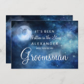 Lunar Sky Full Moon Be Mein Trauzeuge Vorschlag Ca (Vorne/Hinten)