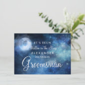 Lunar Sky Full Moon Be Mein Trauzeuge Vorschlag Ca (Stehend Vorderseite)