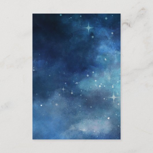 Lunar Sky Full Moon Celestial Informationen zur Ho Begleitkarte (Rückseite)