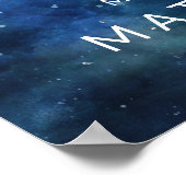 Lunar Sky Full Moon Celestis Stars Gästebuch (Ecke)