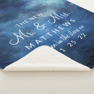 Lunar Sky Full Moon der neue Mr. & Mrs. Newlyweds Sherpadecke