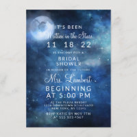 Lunar Sky Full Moon Galaxy Wedding Brautparty
