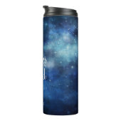 Lunar Sky Full Moon Personalisiert Bridesmaid Thermosbecher (Nach rechts gedreht)