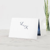 Lunar Sky Full Moon Stars Couple's Polterabend Einladung (Rückseite)