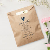 Lunar Sky Moon Heart Wedding Liebe ist Sweet Lecke Geschenktütchen (Versiegelt)