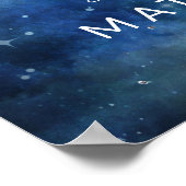 Lunar Sky Moon Liebe ist Sweet Leckerei Wedding Si Poster (Ecke)