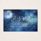 Lunar Sky Moon Wedding Website UAWG Insert Cards (Vorderseite)