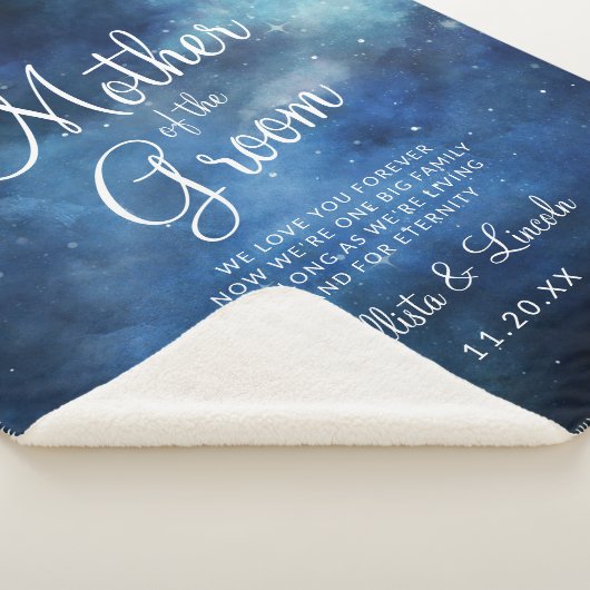 Lunar Sky Moon zur Mutter des Groom Zitats Sherpadecke (3/4)