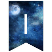 Lunar Sky Vollmond Es ist in den Sternen Hochzeit Wimpelkette (Erste Fahne)