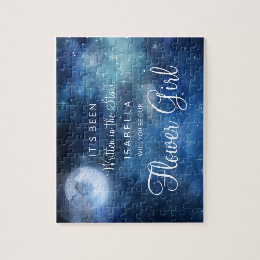 Lunar Sky Vollmond unser Blumenmädchen Vorschlag Puzzle (Vertikal)