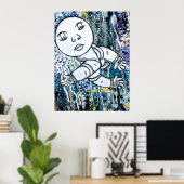 Lunar Splash Poster (Heimbüro)