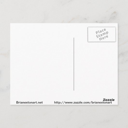 Lunar Storm Postkarte (Rückseite)