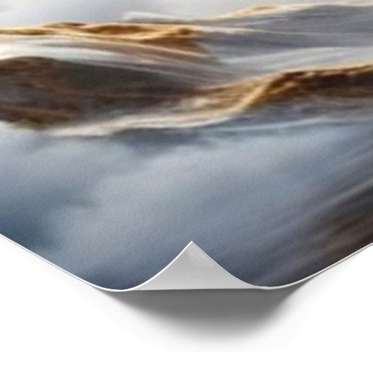 Lunar Symphony: A Wolfs Serenade Poster (Ecke)