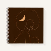 Lunar und Zodiac Sketchbook Notizblock (Vorderseite)