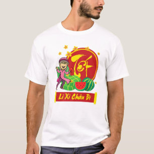 Lunar-Vietnamesischer Kalender 2022 Li Xi Chau D T-Shirt