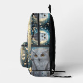 Lunar Vigil: Die weiße Schneeauschale Bedruckter Rucksack (Rechts)