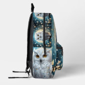 Lunar Vigil: Die weiße Schneeauschale Bedruckter Rucksack (Links)