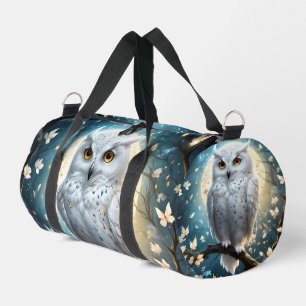 Lunar Vigil: Die weiße Schneeauschale Duffle Bag