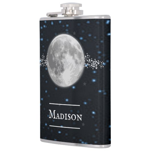 Lunar Vinyl Wrapped Flask Flachmann (Links)