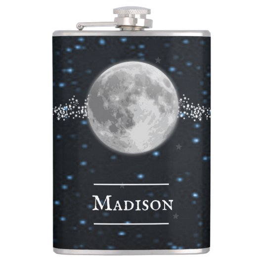 Lunar Vinyl Wrapped Flask Flachmann (Vorderseite)