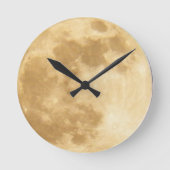 Lunar Wall Clock Runde Wanduhr (Vorderseite)