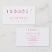 *~* Lunar Wan Wax Full Pink Moon Phones Luna Visitenkarte (Vorne/Hinten)