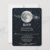 Lunar Wedding RSVP Card (Vorderseite)