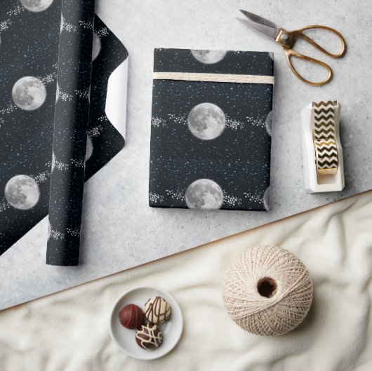 Lunar Wedding Wrapping Paper Geschenkpapier (Basteln)