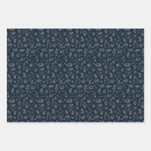 Lunar Witch Set von 3 Geschenkpapier Set (Vorderseite 3)