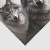 Lunar Wolf Pack Decoupage Seidenpapier (Ausschnitt)