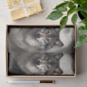 Lunar Wolf Pack Decoupage Seidenpapier (Geschenk)