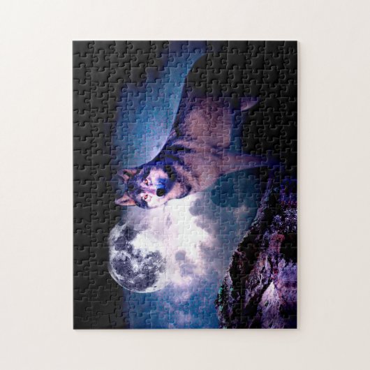 Lunar Wolf Puzzle (Vertikal)