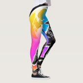 Lunar Wolf Serenade Design Leggings (Rechts)