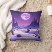 Lunar Wyrm Fleece Blanket – Purple Dragon Under th Kissen (Decke)