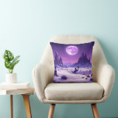 Lunar Wyrm Fleece Blanket – Purple Dragon Under th Kissen (Stuhl )