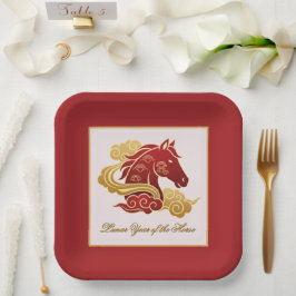 Lunar Year of the Horse New Years Eve Party Pappteller