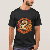 Lunar Zodiac Dragon Tiger Horse Harmony Chinese Ne T-Shirt (Vorderseite)