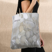 Lunaria Silver Dollar Floral Personalisiert Tasche