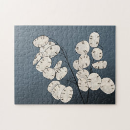 Lunaria Silver Dollar Pflanze Kunst, Dichtung und Puzzle