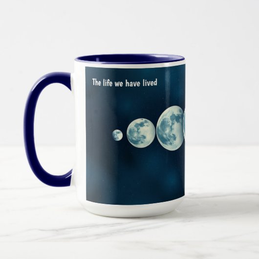 Lunarphasen des Lebens Tasse (Links)