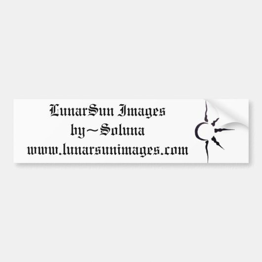 LunarSun Logo Autoaufkleber (Vorne)
