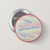 Lunas Buch-Rettung Button (Vorne & Hinten)