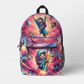 Lunas Galactic Adventure Rucksack - Erforschen Sie (Vorderseite)