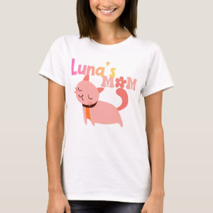 Lunas Mama Süße Katzenliebhaber-Geschenk   Persona T-Shirt