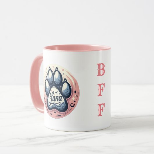 Lunas Pawfect-Tasse Tasse (Vorderseite Links)