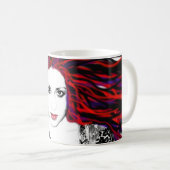 Lunas wilde Haar-Tasse Kaffeetasse (VorderseiteRechts)